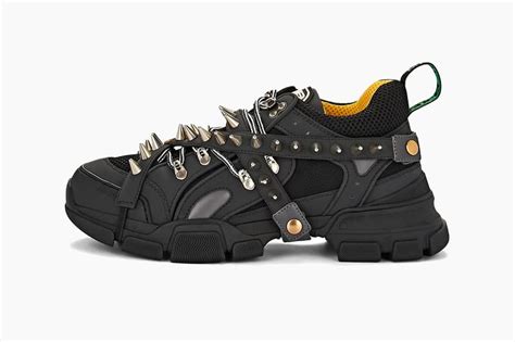 gucci flashtrek black spike|Gucci flashtrek spikes.